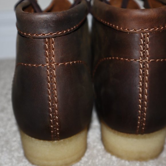 Clarks Brown Leather 9.5 - Picture 2 of 4